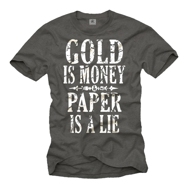 Men's  T-Shirt - Gold is Money
