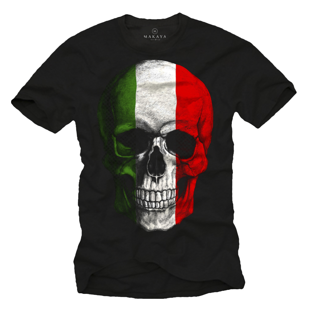 Herren T-Shirt - Italienischer Totenkopf