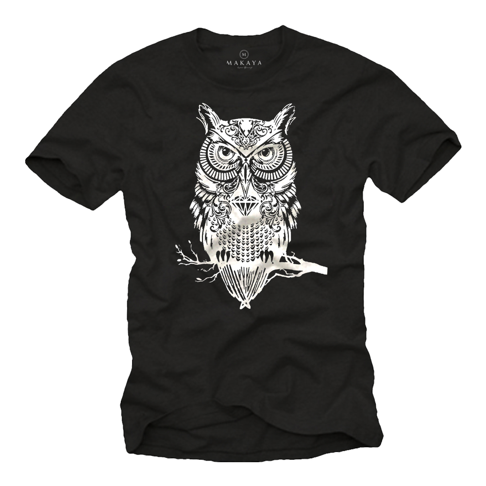 Herren T-Shirt - Eule