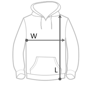 Orientierung T-Shirt Weite und Länge