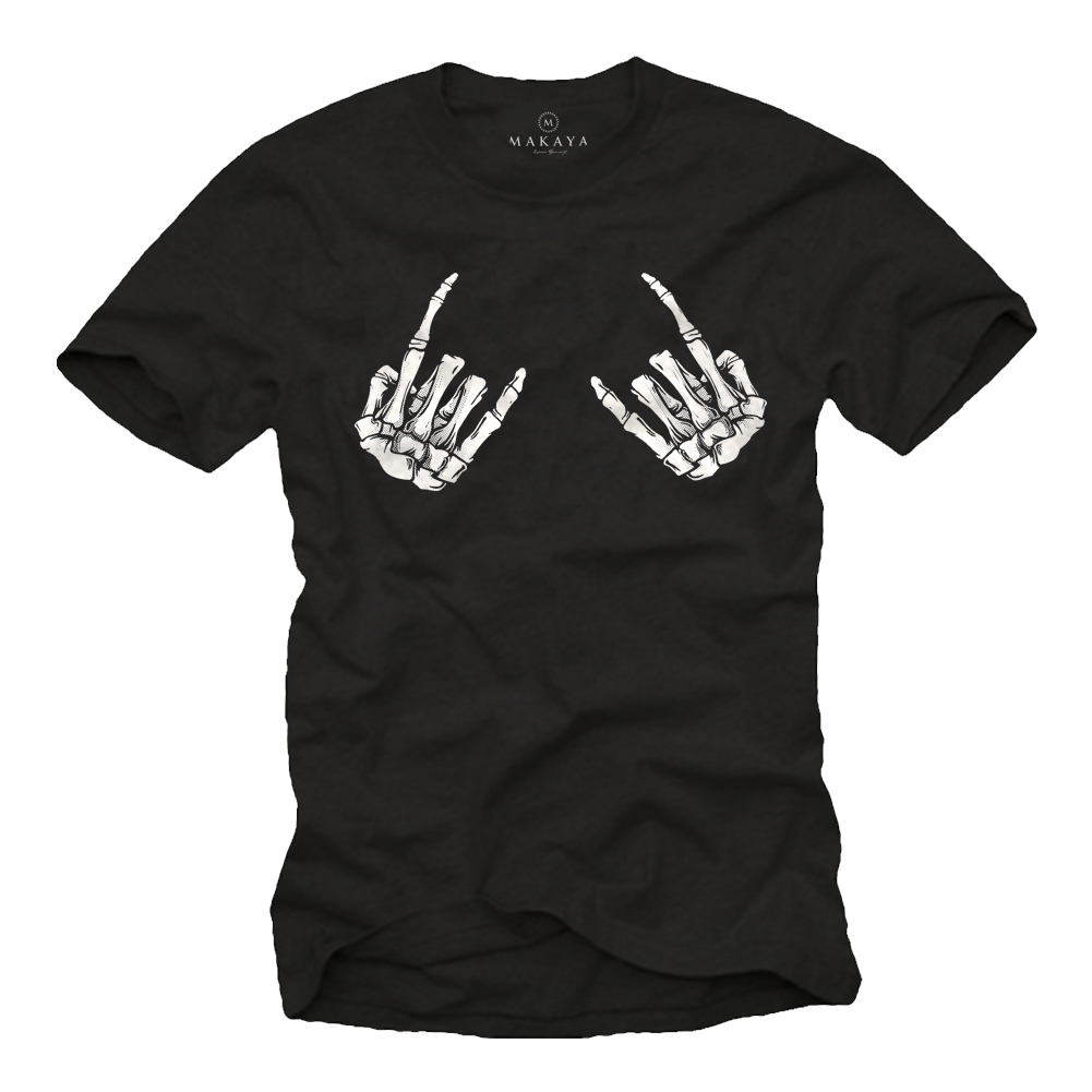 Herren T-Shirt - Heavy Metal Rock Hands