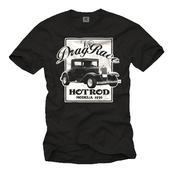 Men's  T-Shirt - Rockabilly Hot Rod