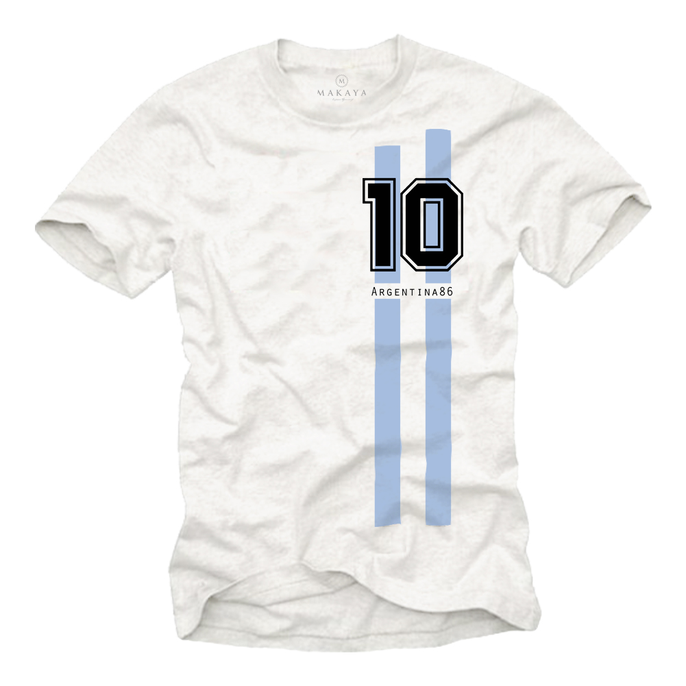 Herren Fußball T-Shirt Argentinien Trikot 86 